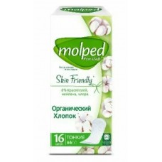 Прокладки ультратонкие Molped Pure&Soft c крылышками НОЧНЫЕ 14шт*12